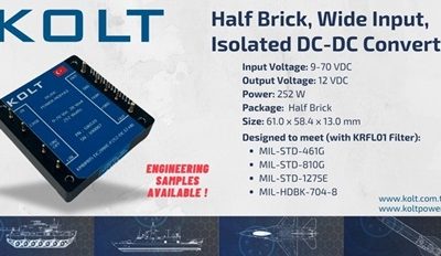 Half Brick, Wide Input, Isolated DC-DC Converter